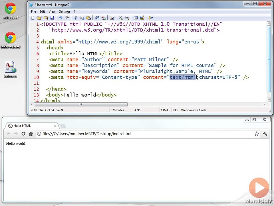 Creating Demo on Head Section in Html 5 (SEO meta tags)