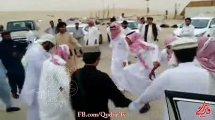 Pathan boys dancing in saudi arab -