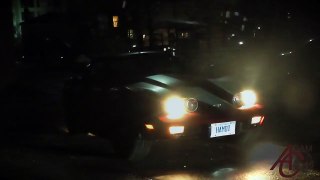 Corvette Stingray - Nighttime burnout!