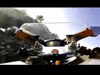 エボ5　vs　GSXR1000　峠バトル　バイクvs車