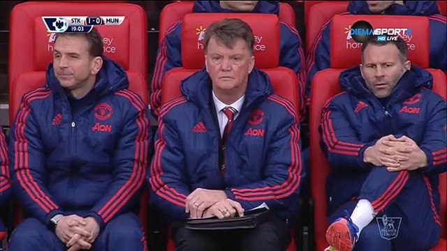 1-0 Bojan Krkiu0107 Goal England Premier League - 26.12.2015, Stoke City 1-0 Manchester United