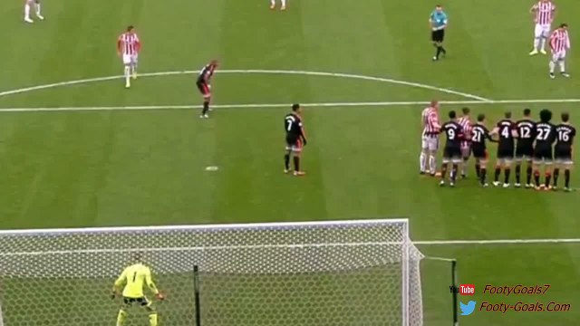 Marko Arnautovic Goal - Stoke City vs Manchester United 2-0