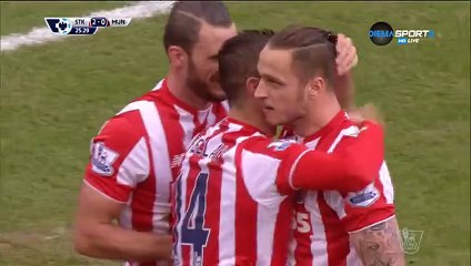 2-0 Marko Arnautović Goal England Premier League - 26.12.2015, Stoke City 2-0 Ma