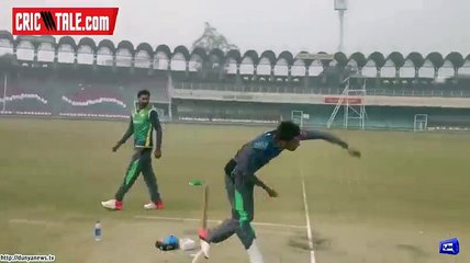 Muhammad Amir shinning in the training camp beside all the disputes