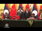 Lao NEWS on LNTV: Laos,China pledge to boost the relationship between the 2 ruling parties
