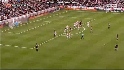 Fellaini Incredible Miss Stoke City VS Manchester United 26-12-2015