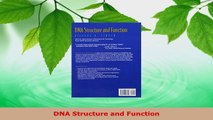 Read  DNA Structure and Function EBooks Online