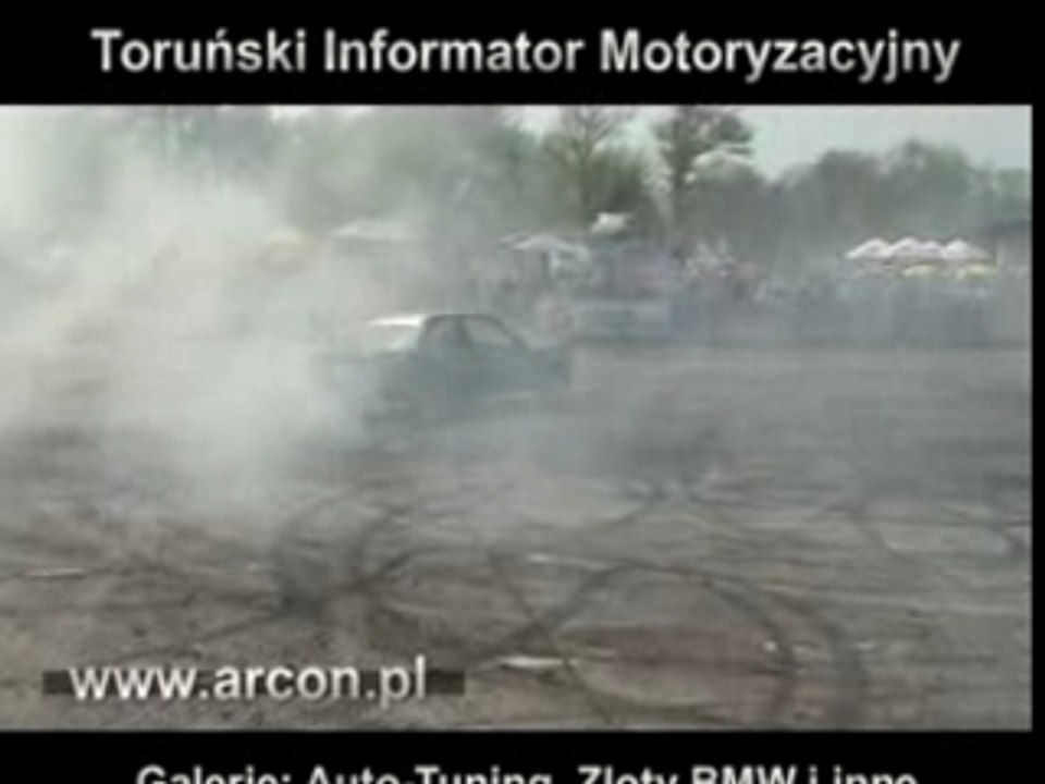 Majówka z BMW - palenie gumy nr5
