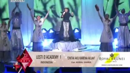 Lesti (Indonesia)"Cintai Aku Karena Allah" Dangdut Academy Asia TOP 4 Result [26/12/2015]