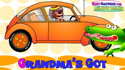 Grandmas Got a Little Purple Car - Kids Learn Colors, Funny Song, Teach Children Colours