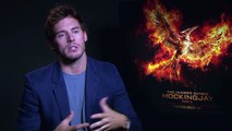 The Hunger Games Mockingjay Part 2 Finnick Odair On Set Interview - Sam Claflin