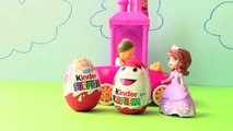Sofia the First and Amber princess unwrapping Surprise Eggs Toys playset Disney review 201