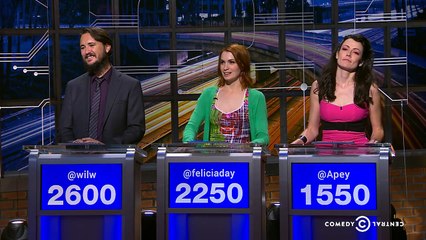 Wil Wheaton, Felicia Day & April Richardson - Fred Dursts Wish List - @midnight with Chris Hardwi
