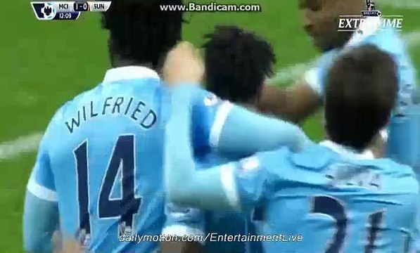 Raheem Sterling Goal MAN CITY 1-0 Sunderland Premier League