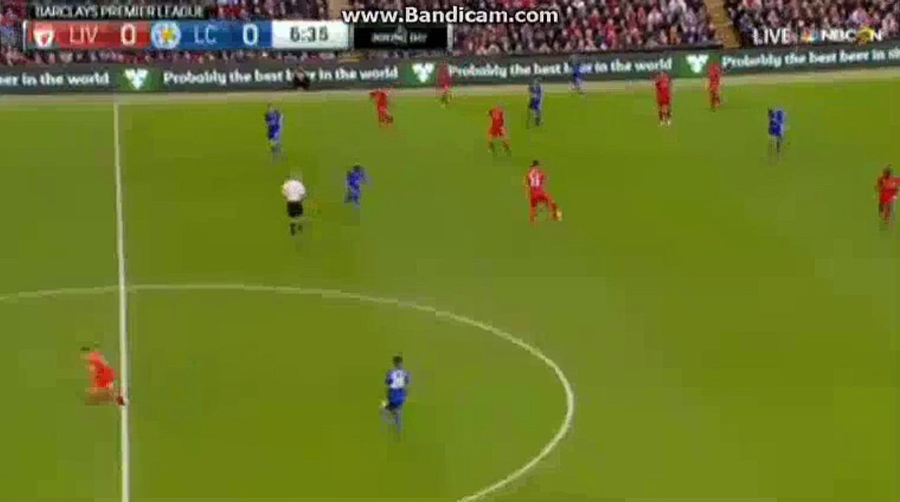 Liverpool 1st Big Chance Liverpool 0-0 Leicester City 26-12-2015
