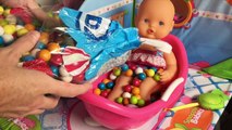 Nenuco Baby Doll Bathtime Gumball Bath Surprise Toys Newborn Babies Bath Time Baby Toy