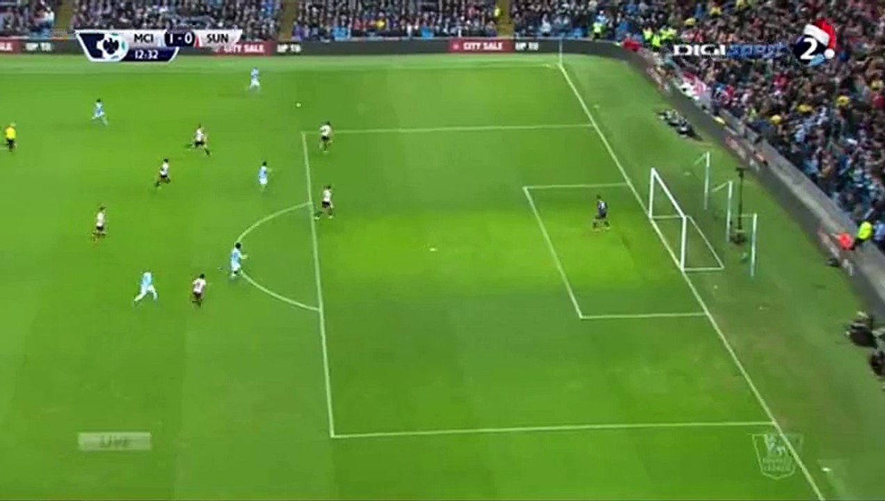 Raheem Sterling Goal - Manchester City 1-0 Sunderland - 26-12-2015 - Video Dailymotion
