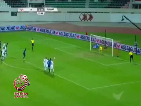 اهداف مباراة ( الشارقة 1-4 دبا الفجيرة ) دوري الخليج العربي الاماراتي 2015/2016
