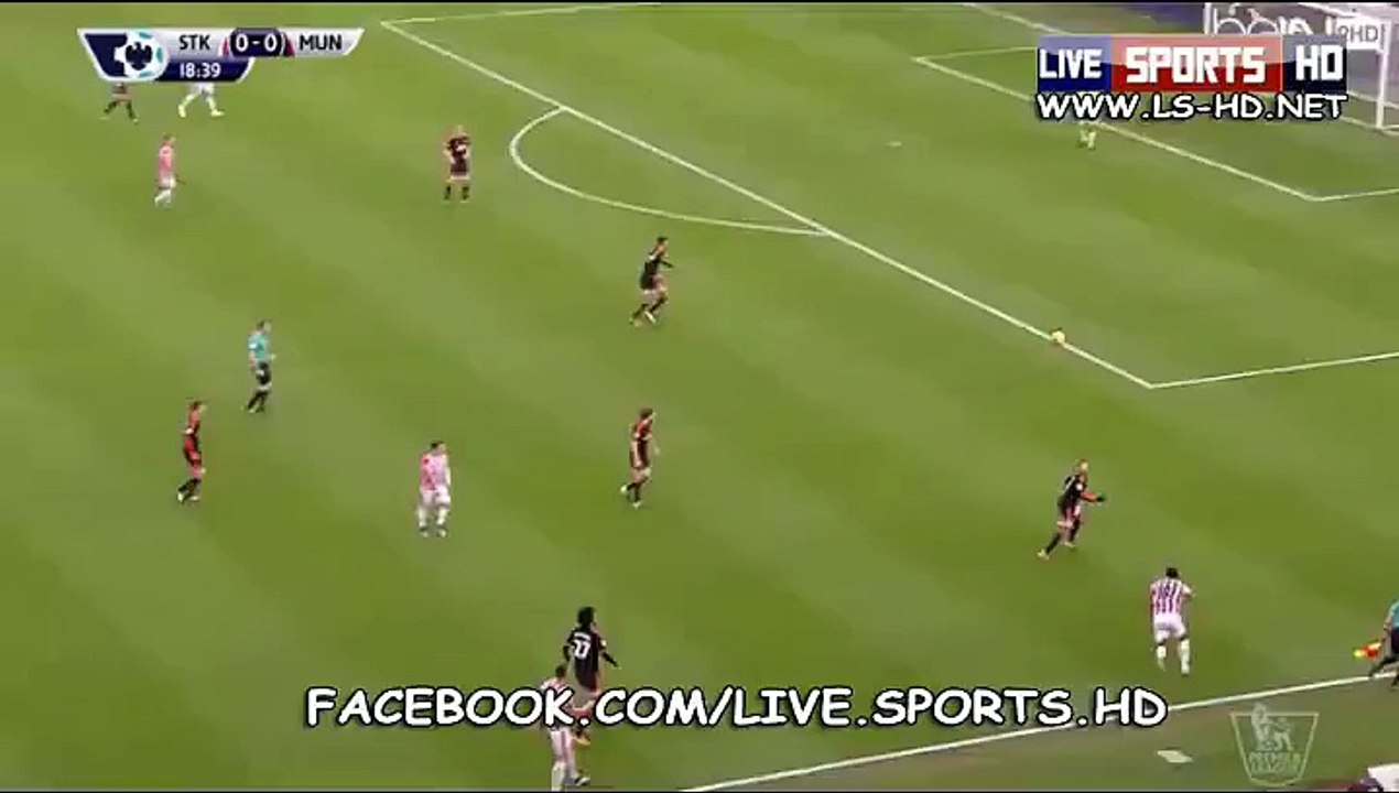 Stoke City 1-0 Manchester United # Bojan
