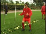 Arsenal FC - SAQ training with Fast Foot Ladder Part 1 (Speed, Agility, Quickness (SAQ®)