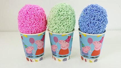 PEPPA PIG Surprise Eggs Peppa Pig Ice Creams FROZEN MINNIE MOUSE DISNEY PRINCESS HELLO KIT