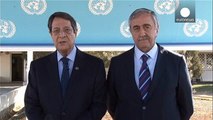 Greek and Turkish Cypriot leaders make historic joint appeal for reunification
