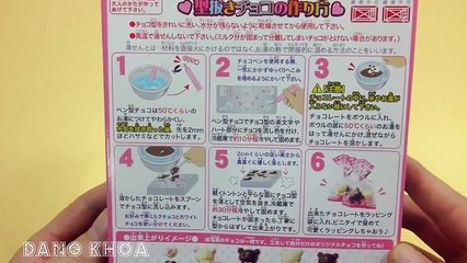 Đồ chơi làm bánh Socola hình chú gấu Rilakkuma cho bé xem