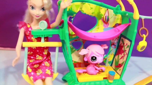 FROZEN Elsa Disney Princess Littlest Pet Shop LPS Toys Toy Review Minka Mark AllToyCollector