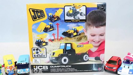 Đồ chơi lắp ráp chơi trò chơi lắp xe ô tô tải và máy ủi cho các bé xem