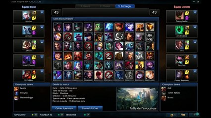 Rediffusion Tournoi League of Legends - 26/12/2015