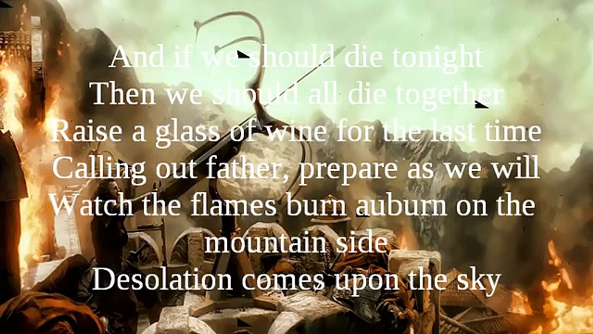 ⁣I See Fire Lyrics | COVER BY ALICE OLIVIA | The Hobbit: The Desolation Of Smaug