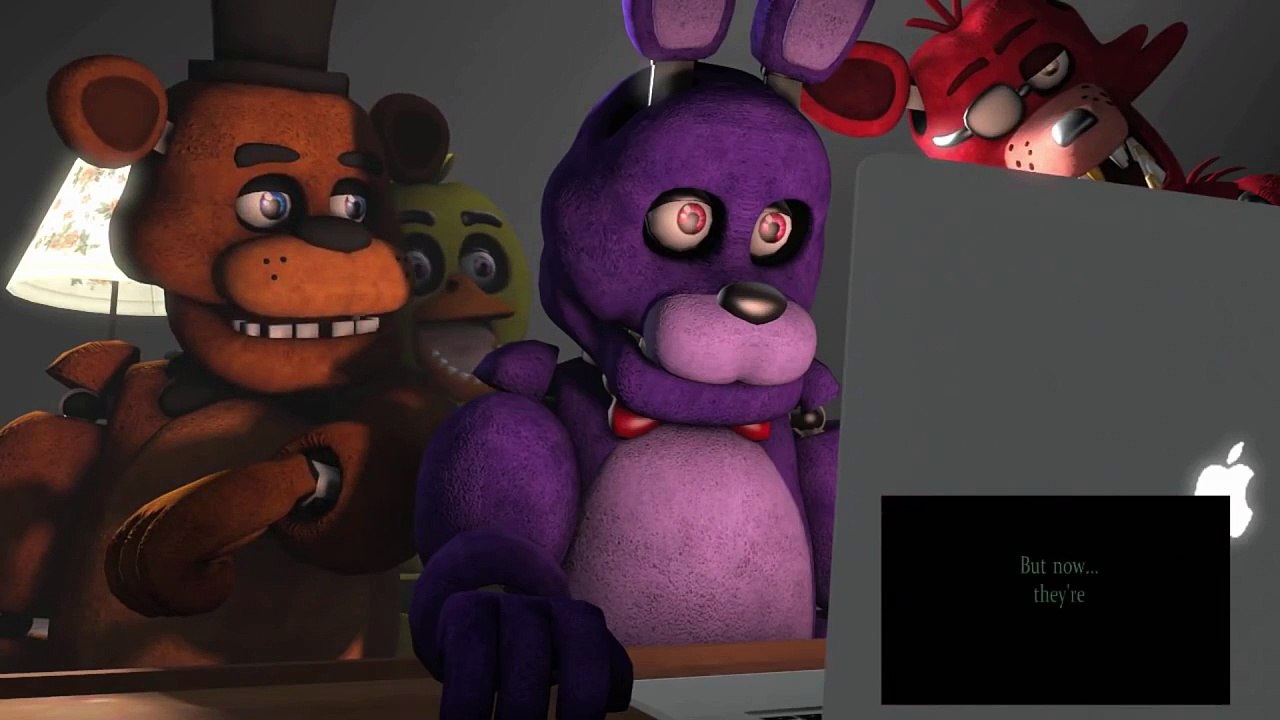 [SFM FNAF] Freddy Chica Bonnie and Foxy React to FNAF World Teaser Trailer