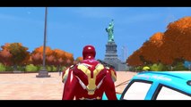 The Avengers Iron Man & Spiderman with Custom Superman Lightning McQueen disney pixar Cars