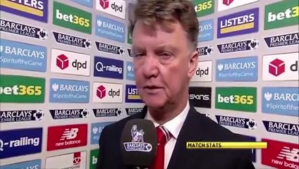 Stoke 2-0 Manchester United - Louis van Gaal Post Match Interview - Players Feeling Pressure