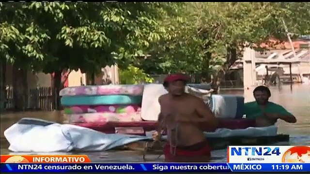 Al menos dos muertos y 20.000 evacuados en noreste de Argentina por crecida de ríos