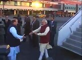 NARENDRA MODI Indian prime minister Meets Pakistani prime minister Nawaz shareef in lahore airport on day of Birthday