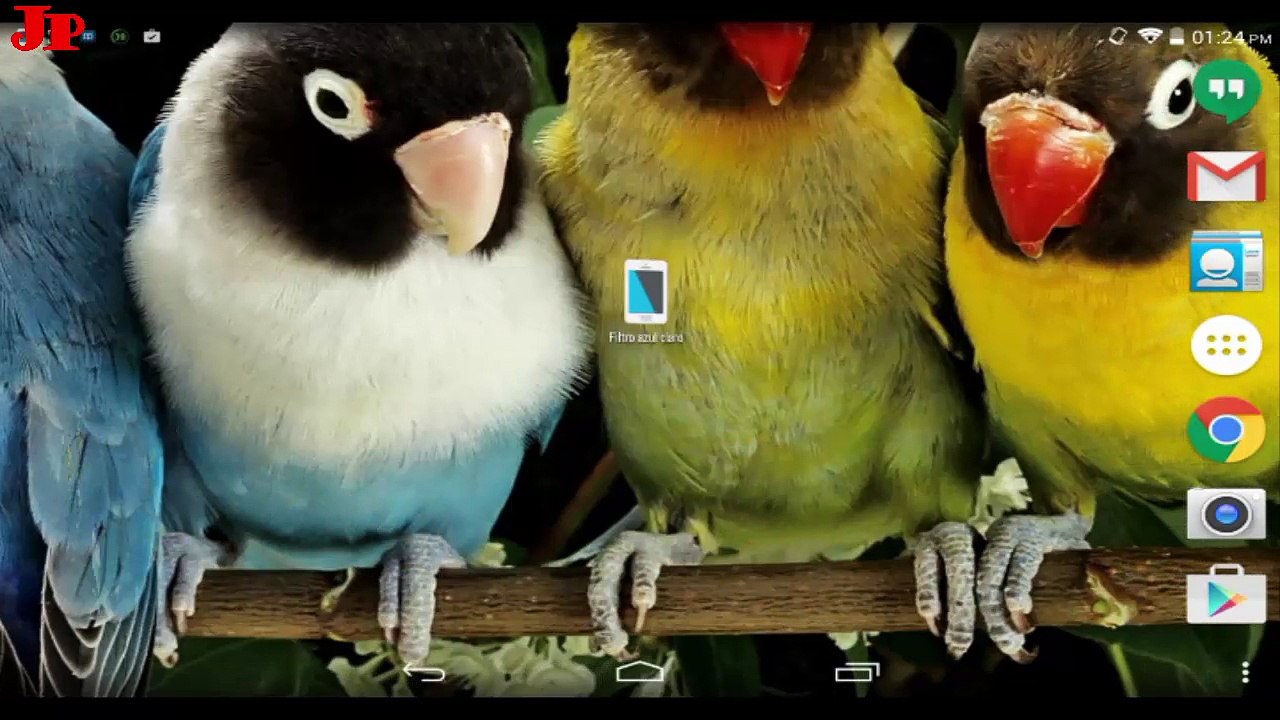 Filtro azul claro para Android