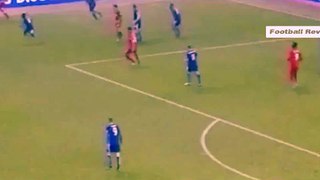 Christian Benteke Amazing Goal - Liverpool vs Leicester City 1-0 (2015)