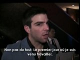 Interview Zachary Quinto (Sylar) Festival Jules Verne 2007