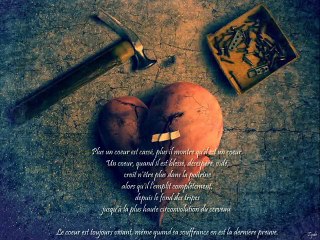 Sculpte ta tristesse, il y a une fleur dedans