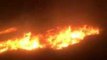 Wildfire Burns Out of Control Near Solimar Beach in California