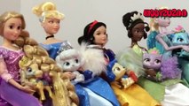 Surprise Eggs Video - 10 Disney Princess Palace Pets Toys in Surprise Eggs - New Unboxing