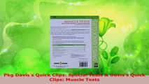 Download  Pkg Daviss Quick Clips Special Tests  Daviss Quick Clips Muscle Tests EBooks Online