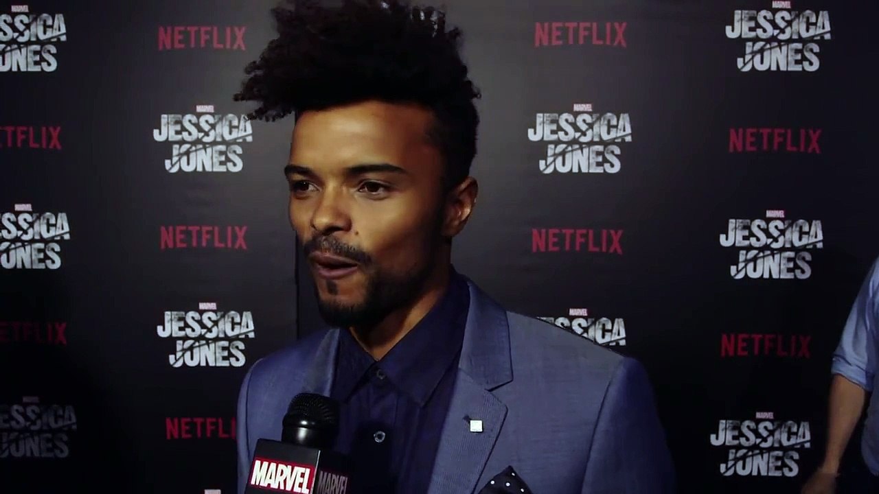 Eka Darville on Malcolm Ducasse - Marvels Jessica Jones Red Carpet