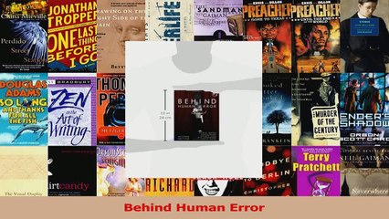 PDF Download  Behind Human Error PDF Online