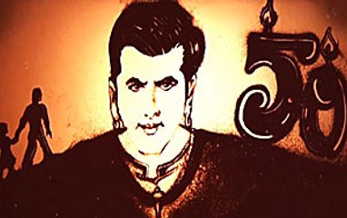 50 years of Salman Khan in 200 Seconds - Sand Art