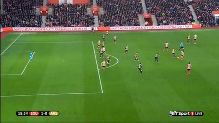 Amazing Goal Cuco Martina ~Southampton 1-0 Arsenal~ 26.12.2015