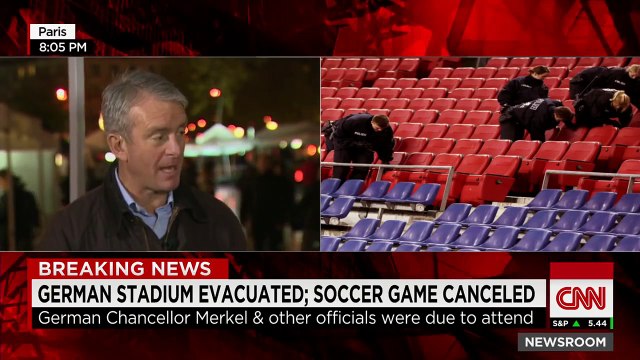 German football stadium evacuated, game canceled