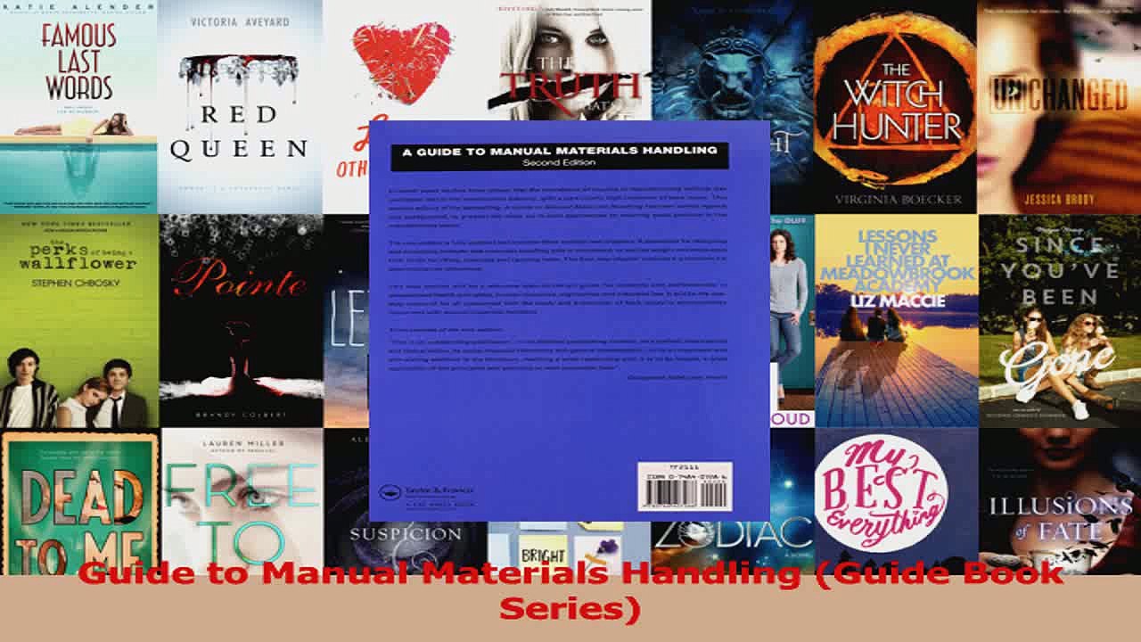 PDF Download  Guide to Manual Materials Handling Guide Book Series PDF Full Ebook