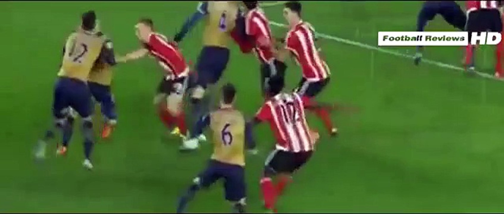 Southampton vs Arsenal - Olivier Giroud Great Chance -  1-0 2015
